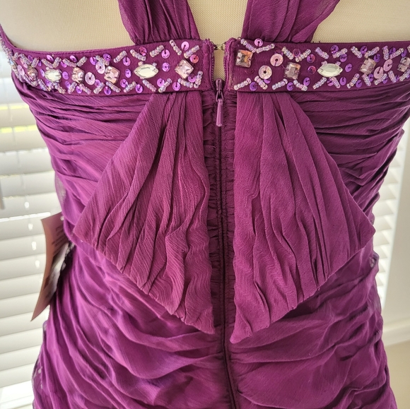 Ignite Evenings by Carol Lin – Purple Evening/Cocktail Dress (Size 12) - Picture 10 of 13